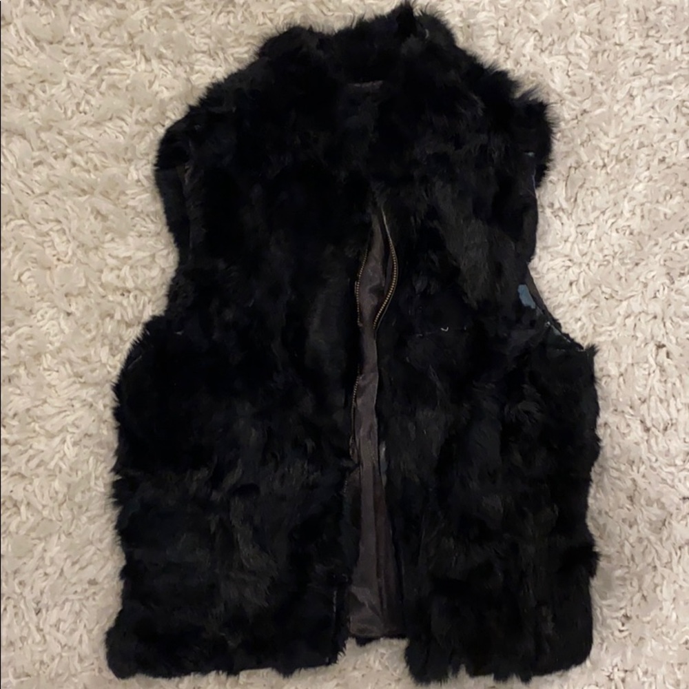 Real Fur Rabbit Vest